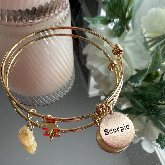 Scorpio Zodiac Gemstone Bracelet - Picture 2 of 11